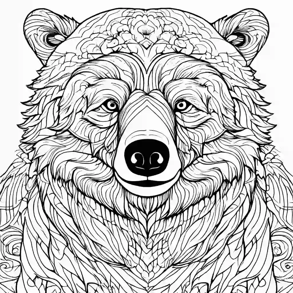 Polar Bears coloring pages